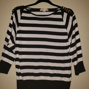 MK Black & White Top